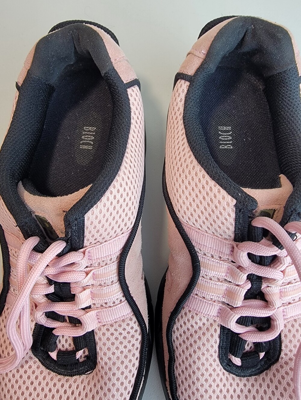 Bloch Adult Boost Mesh Split Sole Dance Sneakers Pink Women's Tag Sz. 8 - READ - Picture 7 of 15
